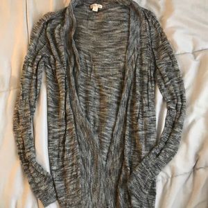Grey Cocoon Cardigan